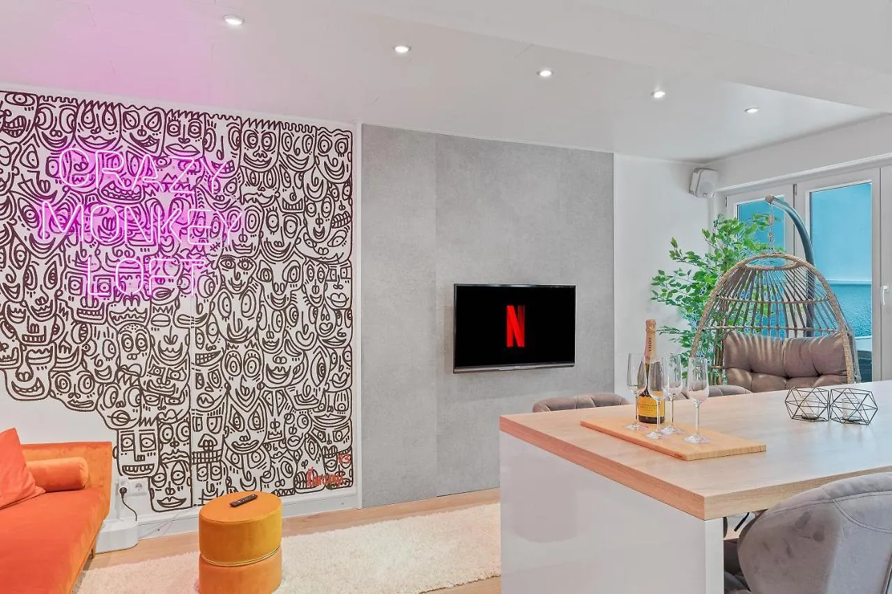 Das Crazy Monkey Loft Mit 100Qm & Summerlounge Apartment Stuttgart 0*,  Germany