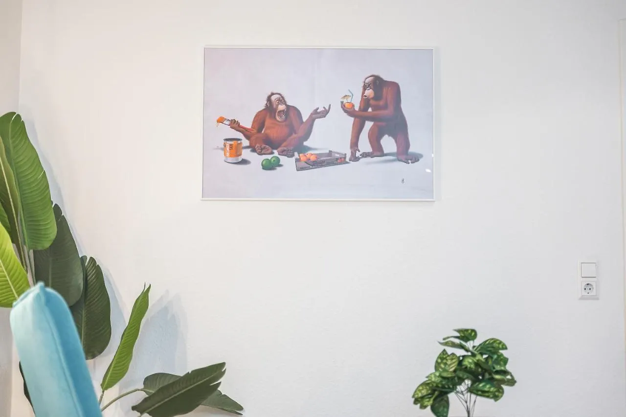 Apartmán Das Crazy Monkey Loft Mit 100Qm & Summerlounge Štutgart