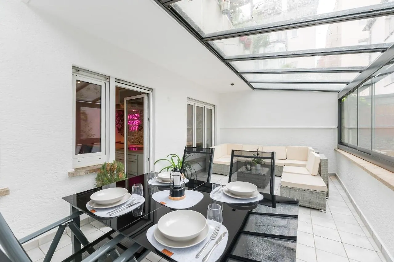 Apartmán Das Crazy Monkey Loft Mit 100Qm & Summerlounge Štutgart